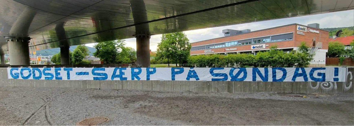 Tifo-gjengen på’n igjen. Du veit hva du skal gjørra imorra! Sees på stadion🤝