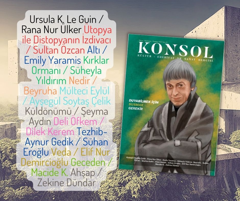 Mutfağında Crab Publishing ailesi kadın yazarların olduğu ve sadece kadınların eserlerinin yayınlandığı KONSOL'un yeni sayısı yayımlandı.

👉crabpublishing.com/konsol👈

@Crab_Konsol <a href="/SheylaYldrm1/">Süheyla Yıldırım</a> <a href="/shneroglu/">sühan</a> <a href="/HazanYakamoz/">Hazan Akarsu</a> @soytasaysegul <a href="/zehra_azize/">Z. A</a> <a href="/byrhrnna/">Beyruha</a> <a href="/EmilyYaramis/">Emily Yaramis</a> #konsol