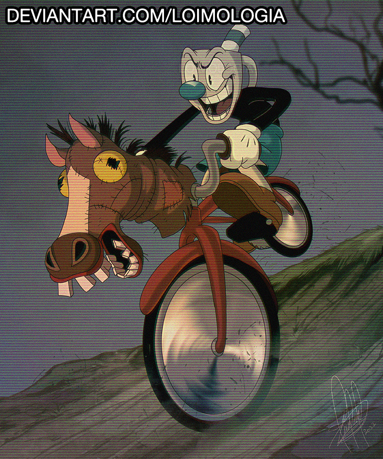lameologia's tweet photo. Death rides a prop horse. https://t.co/36M8YENGyp