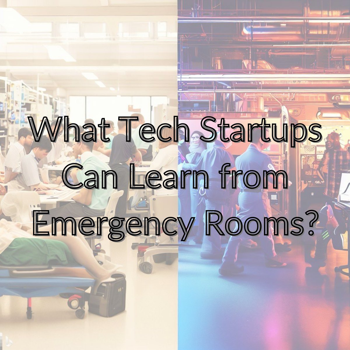 Ever considered what a tech startup could learn from an Emergency Room? Triage, cooperation, adaptability, and clear communication are key in both scenarios. We can find #startup inspiration in unexpected places! #Technology #BusinessLessons #Innovation