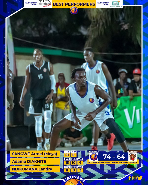 URUNANI_BBC's tweet photo. VBL Playoffs Game 1✅
Here is our top performers of the Game

#Urunani #Ishaka https://t.co/SlStkw1Tc8