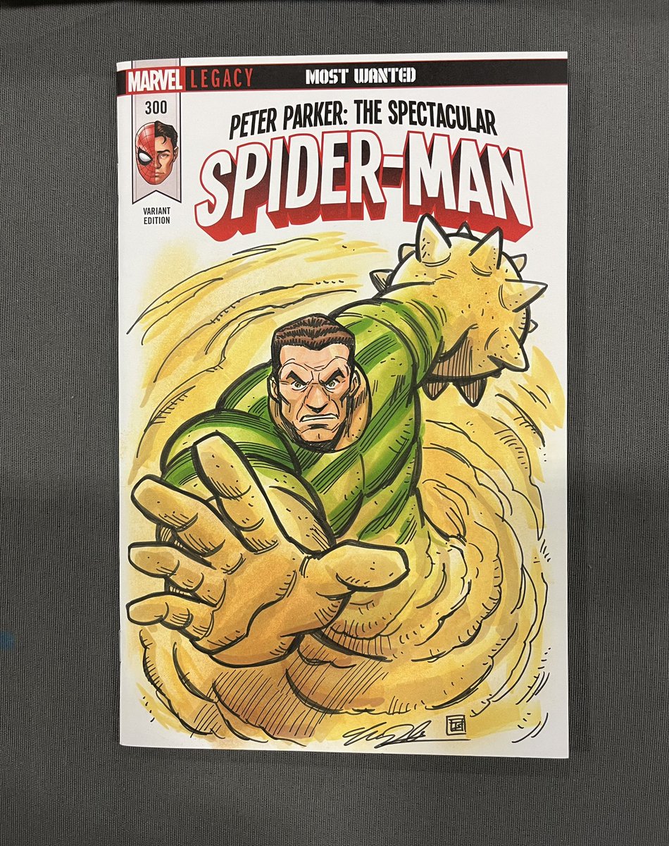 TimShinn73's tweet photo. Working on commissions at today’s Fredericksburg Comic and Toy Show

Sandman sketch cover

Message me today to get on my commission list 

#spiderman #sketchcover #ink #drawing #sandman #flintmarko #commissionsopen https://t.co/4tqVYlpK4z