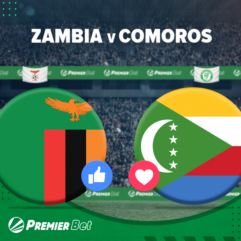 PremierBetZM's tweet photo. 🏆 COSAFA CUP 🏆

🇿🇲 Zambia v Comoros 🇰🇲

🤔 Who wins?

👍 Zambia
❤ Comoros https://t.co/KeeloMKGoh