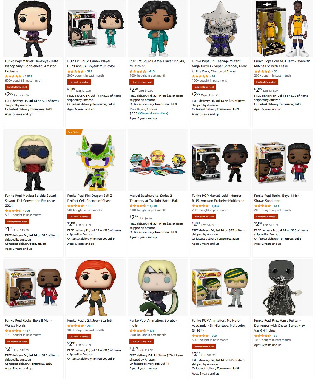 Funko POP News ! on Twitter "Amazon 2 / 3 sale ships free with Prime Linky https//t.co