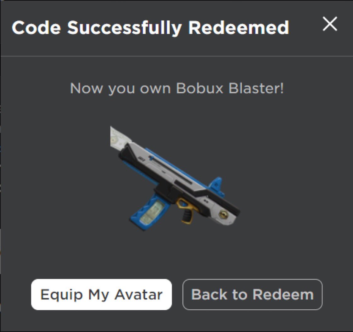 🔥 ROBLOX BOBUX BLASTER TOY CODE 🔥 ✔️100% SAFE ✔️⚡Quick Delivery⚡