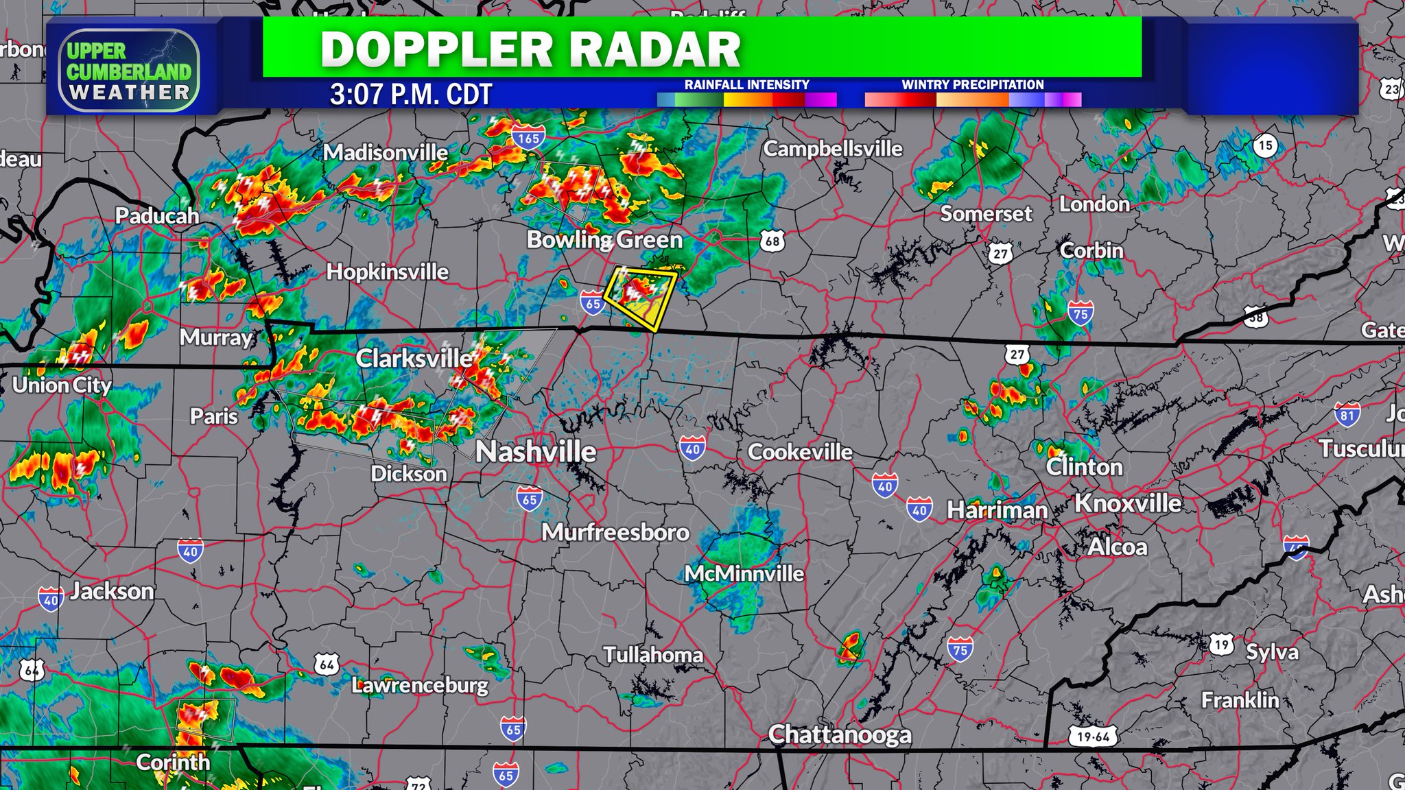 Upper Cumberland Weather on Twitter "Scanning the skies with radar