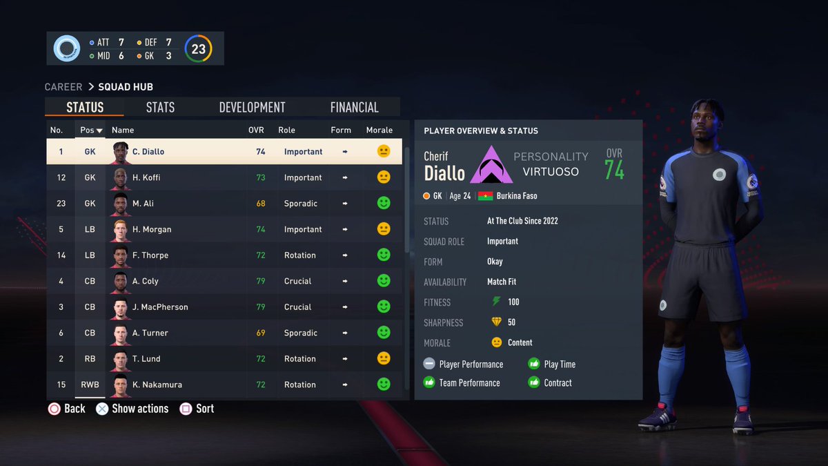 Would take the player career mode player personality, in manager mode for EA Sports FC 🛝⏯️💻 #CareerMode #FIFA #EA #EASports