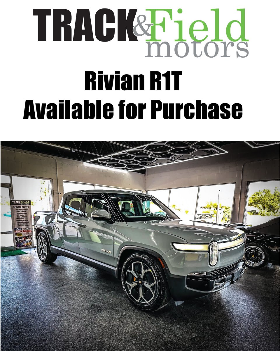 Rivian R1T Electric Pickup For Sale:
trackandfieldmotors.com/used-vehicle-2…
#rivian #electruck #electrictruck #electricvehicle #forsale #tampabay #Floridaforsale #Floridacars #tampacars