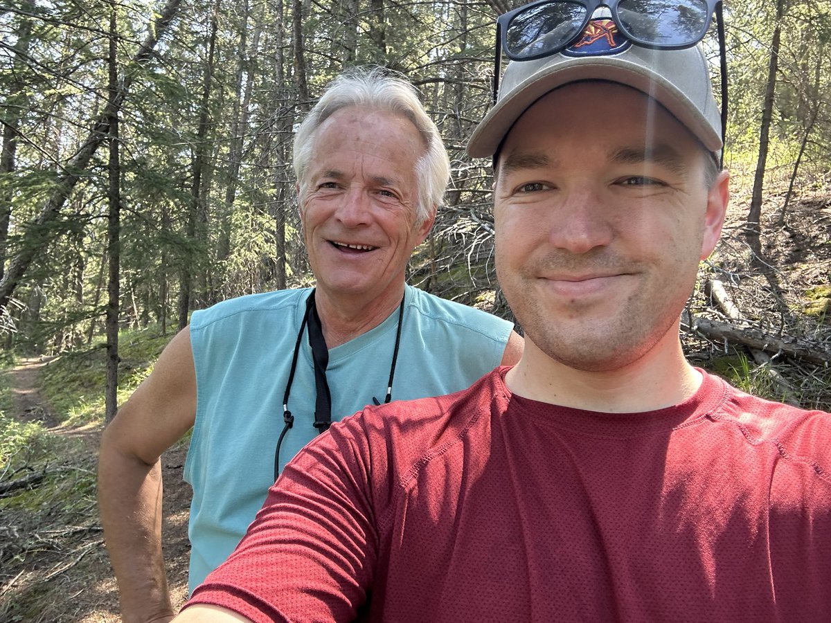 Great morning for a hike at Bears Paw Damn outside Calgary!