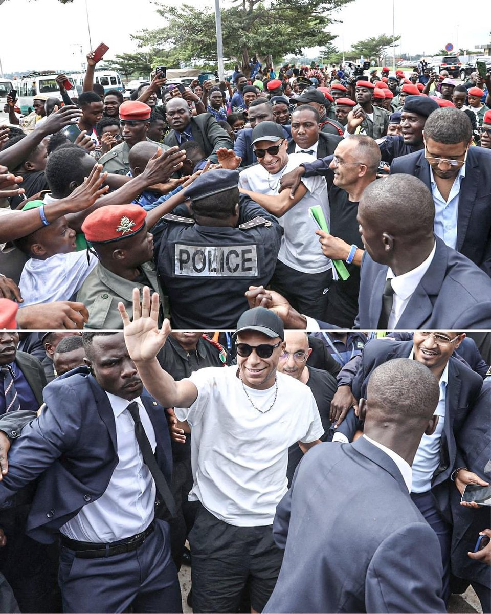 Liberianstars's tweet photo. Trending news from Africa: Liberia’s president, @GeorgeWeahOff son’s #Timothyweah visits Liberia , while #PSG/France player, #KylianMbappé visits Cameroon 
🇨🇲🇱🇷 #liberianstarsview https://t.co/8qVLEBd75W