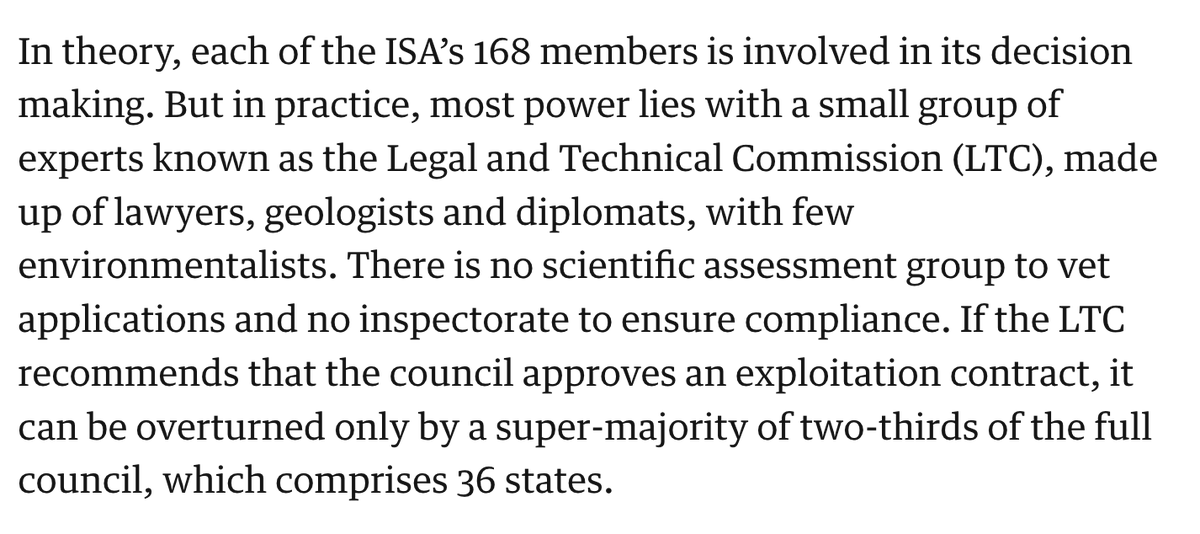 @guardiannews I don't understand the constant need among activists (and critical media like The Guardian) to describe the @ISBAHQ /LTC as unqualified. The members include marine scientists like @DeepSeaEllenP @WoutersNoemie Dao Viet Ha, Malcom Clark; and all are acting in good faith.