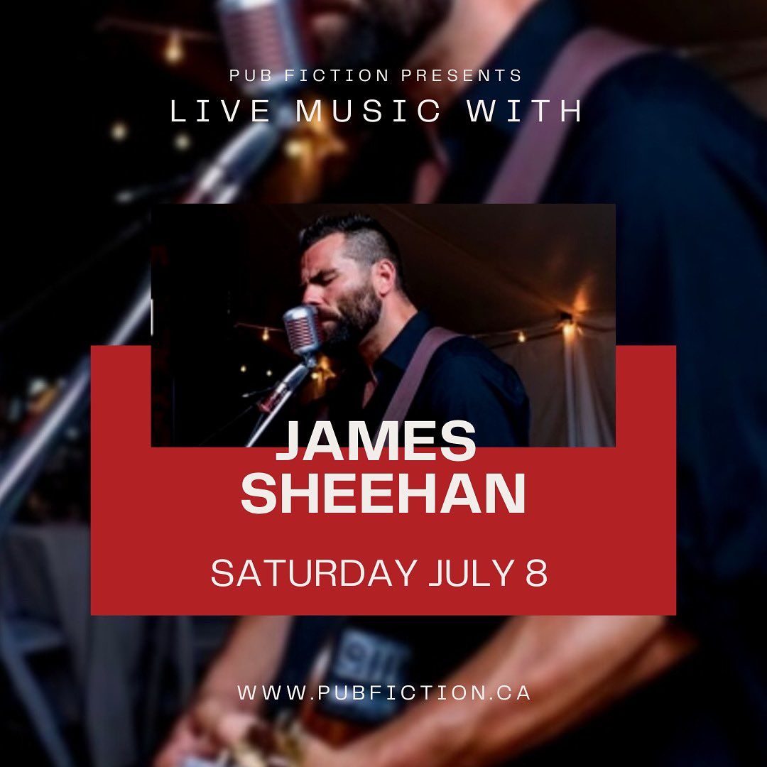 The party continues🎉🎉🎉
•
All day ⬇️⬇️⬇️

🍺$6.50 Mill St brand, Steam Whistle Pints
🍷Henry of Pelham 8oz glasses for 5oz prices
🍹What the Stuck Spirits $5 tax incl. 

⭐️TONIGHT⭐️ 

🎵LIVE MUSIC with James Sheehan 8:30-11:30pm!🎵
•
#ancaster #livemusic #saturdaynight