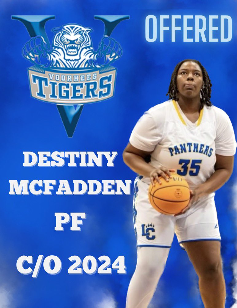 Blessed to receive my first offer from Voorhees University #lakecity