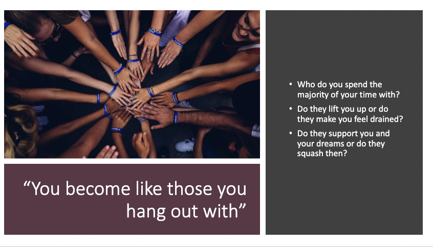 You pick up their positive and negative beliefs, values, energy, thoughts, and even adopt the habits of those you spend most time with. 

#facilitatecreatrix  #learncreatrix #becomeatransformologist #personaldevelopment #motivation