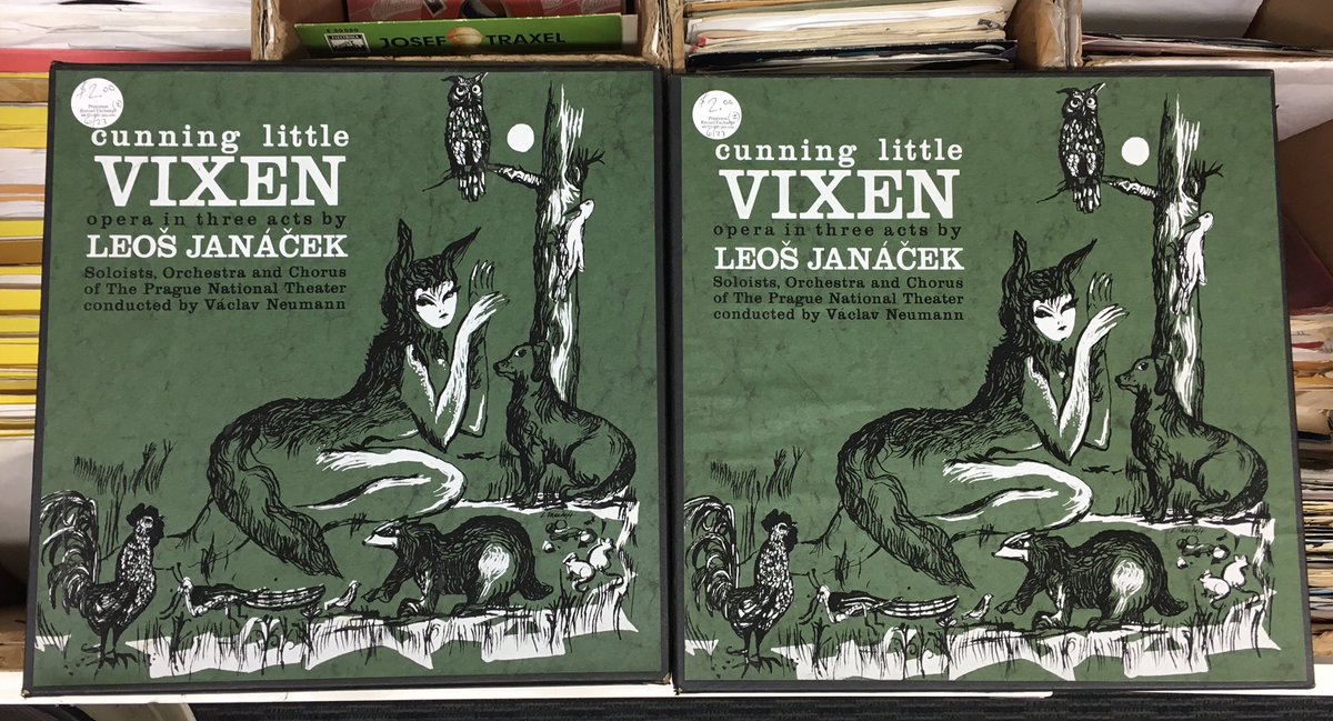 ScottCAvery's tweet photo. Should I get both of these, or just one? #CunninglittleVixen 🦊 #CzechOpera 🇨🇿 #VaclavNeumann #LeosJanacek 💚 https://t.co/wDt2ZPXBPm