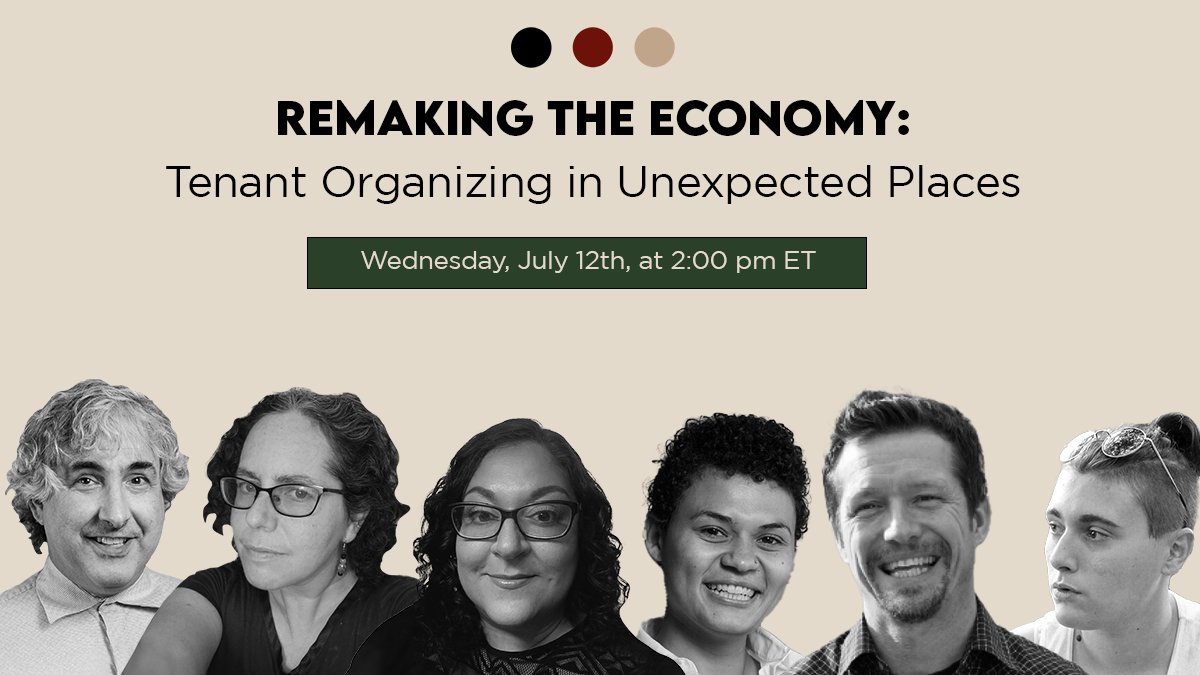 npquarterly's tweet image. What role can tenant organizing play in changing city and state #housing policy? Join NPQ’s webinar on July 12 as we discuss this and more: bit.ly/44v2iM9 @Shelterforce @bastaaustin @joshpoe_ky @LouTenantsUnion @RootResearch @LawyersComm