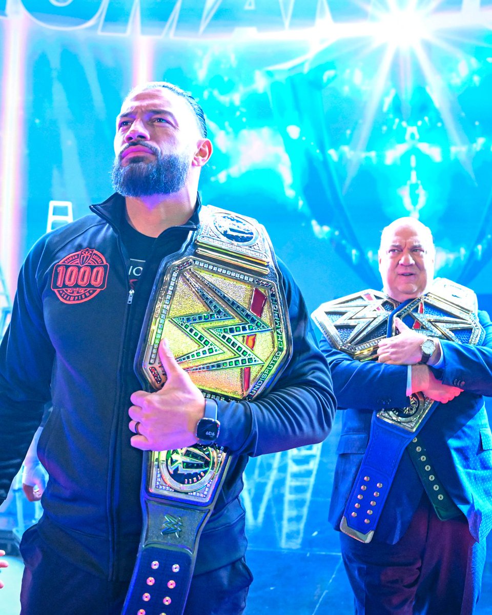 ibeastIess's tweet photo. Since WrestleMania was created, Hulk Hogan held the longest World title record at 1,041 days.
TODAY that record is no more.
Roman Reigns is officially the longest World Champion in the WrestleMania era at 1,042 days.

The world has taken a win. 
God is good. 🙏 https://t.co/mWCLk6O7jO