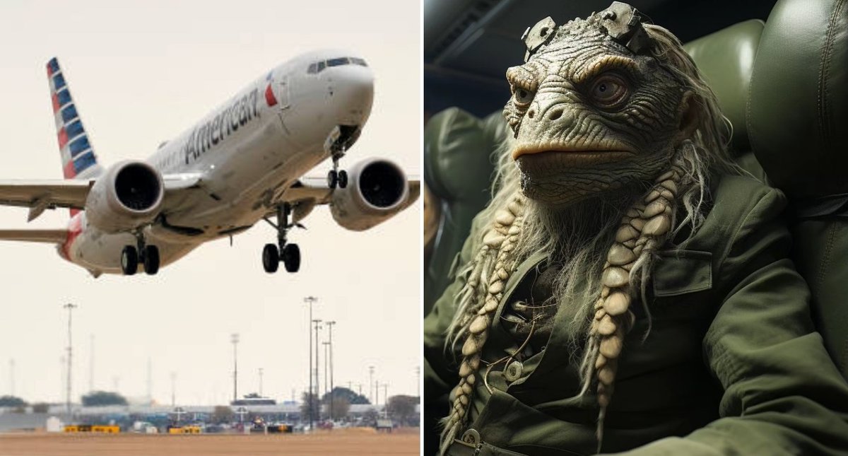 rroehe's tweet photo. Teorias de 'METAMORFOS REPTILIANOS' Tornam o Encontro de Uma Mulher no Avião Assustador
'REPTILIAN METAMORPHS' Theories Make A Woman Plane Encounter Spooky
#woman #reptilian #metamorphs #aliens #reptilianos #extraterrestres
See more here:
Veja mais aqui: https://t.co/ci1w9gQJLw https://t.co/bGf1t42ZqF