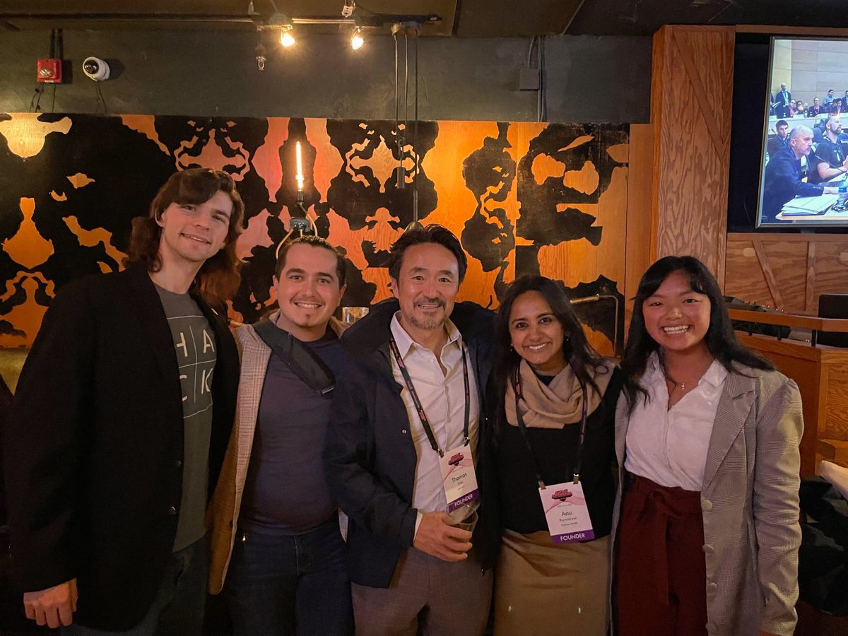 Georgia Tech Alumni (@gtalumni) on Twitter photo Stephen Kalinsky, BME 21, Jared Meyers, BME 21, Thomas Kim, CHEM 92, Anu Parvatiyar, BME 08, & Julie Yip recently connected in Toronto at a <a href="/creativedlab/">Creative Destruction Lab (CDL)</a> supersession for all graduates of their incubator program. Each of them has been involved in co-founding a health startup. Stephen Kalinsky, BME 21, Jared Meyers, BME 21, Thomas Kim, CHEM 92, Anu Parvatiyar, BME 08, & Julie Yip recently connected in Toronto at a <a href="/creativedlab/">Creative Destruction Lab (CDL)</a> supersession for all graduates of their incubator program. Each of them has been involved in co-founding a health startup.