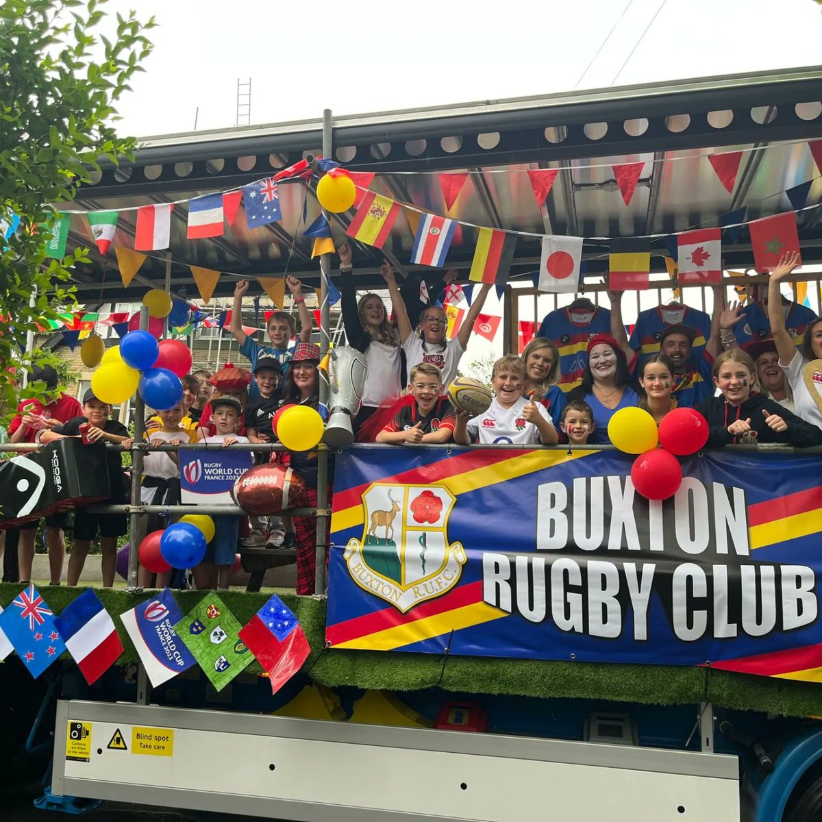 Brilliant to see the clubs young members having a great time today at Buxton Carnival. 3rd Place for the Rugby World Cup Themed Float
<a href="/RFUMidsClubSup/">RFU Midlands Club Support</a>