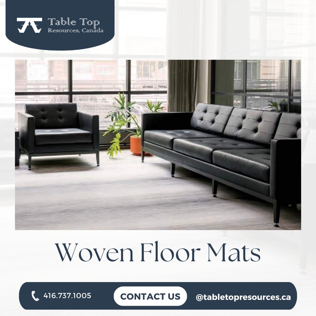 Step into Style: Elevate Your Space with Woven Floor Mats.To learn more, please visit the link provided in the bio! or, you can call us at (416.737.1005) for further assistance.
#tabletopresources #LuxuryLinens #floormats #mats #floormat #entrancemats #logomats