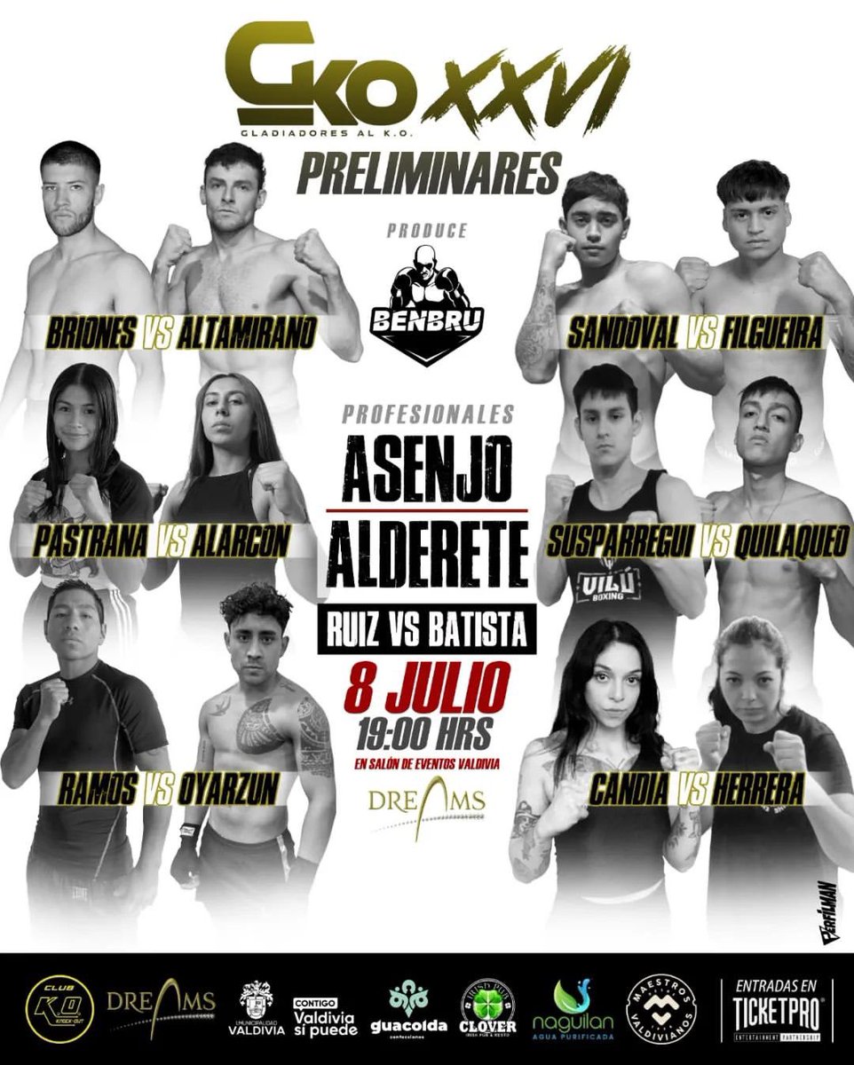 DanielaAsenjoG's tweet photo. Escenario y competidores listos ‼️
Venta de entradas. 
✔️En boleteria  17.00 hrs
✔️Acceso público  18.00 hrs
✔️Primer combate. 19.00 hrs.
VEN A DISFRUTAR  DE UNA VELADA  INCREIBLE EN  CASINO DREAMS VALDIVIA
#valdiviacl 
#boxeochile 
#ibo https://t.co/B4RmTIopGW