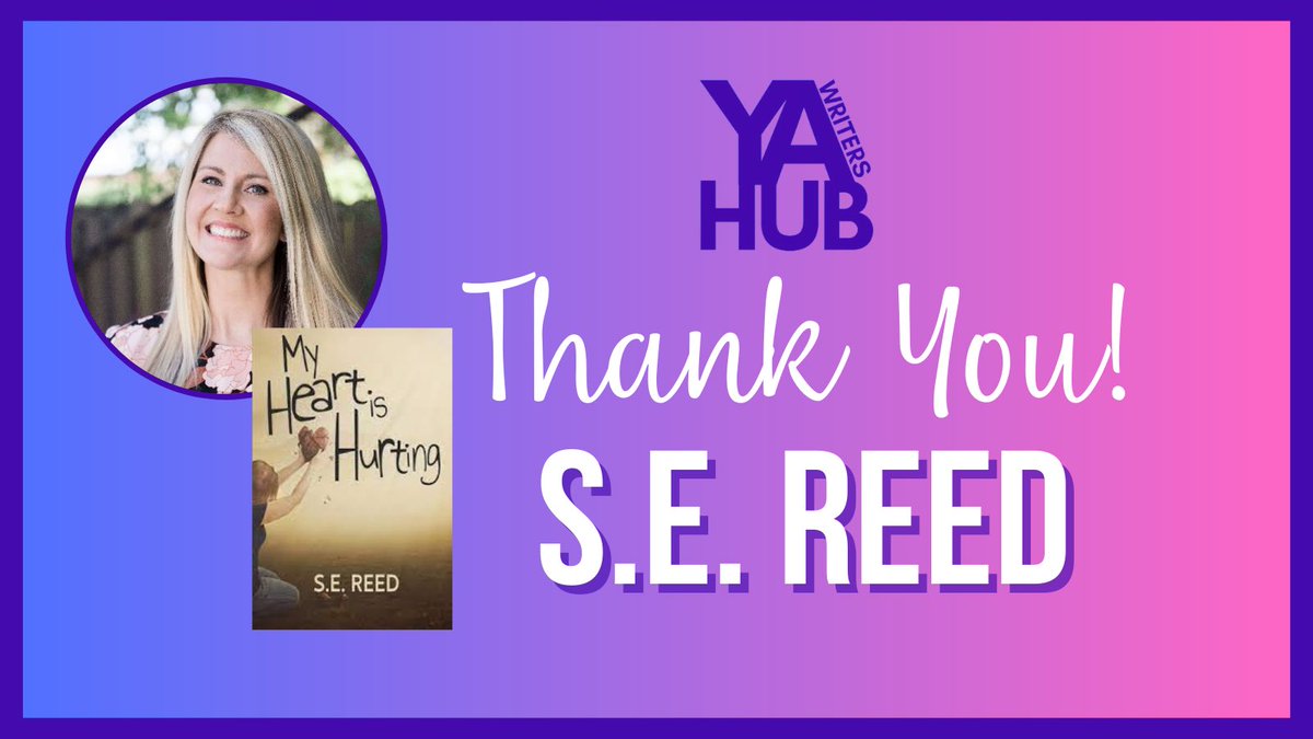Thank you so much <a href="/writingwithreed/">S.E. Reed</a> for chatting with us today!  Preorder My Heart is Hurting here: amazon.com/dp/1958531251?… #YALit #Writingcommunity