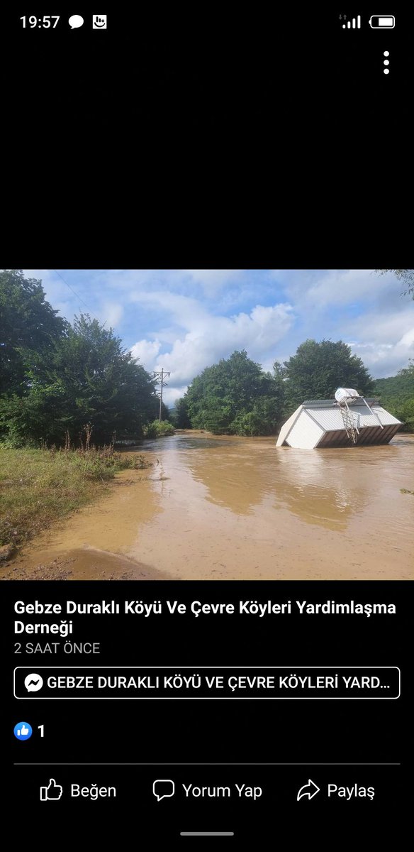 maxsimus81's tweet photo. @izmitin_havasi Sadece kandıra sahillerimi kuzeyde şileden kandiraya kadar bütün dereler taşti köprüler  suda kayboldu https://t.co/rjLchoFxas
