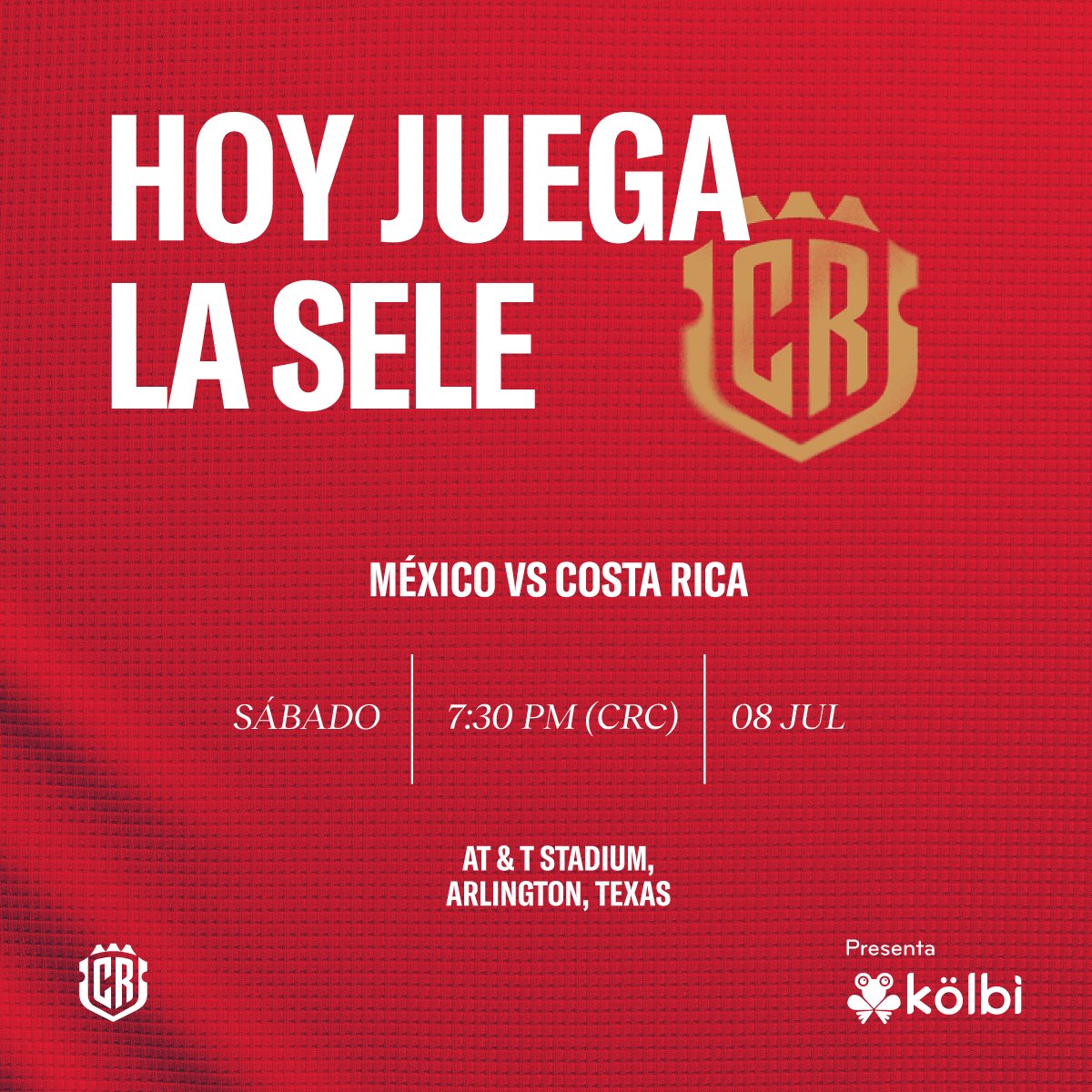 FCRF 🇨🇷 on Twitter "Hoy se juegan los cuartos de final de la Copa Oro