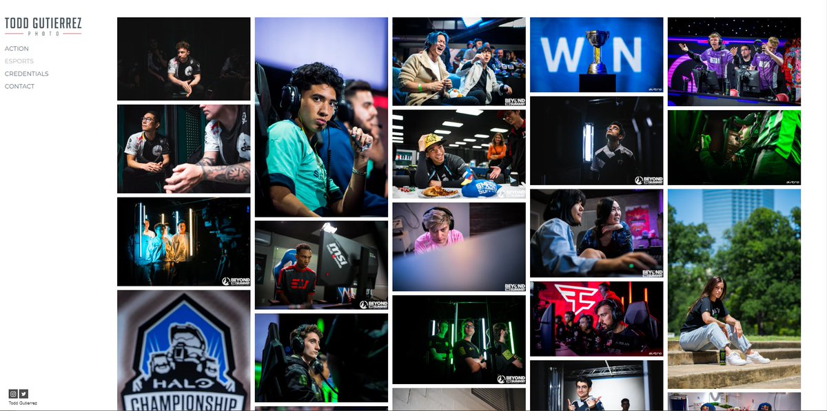 Working on updating the esports side of my portfolio. Still have a few more event folders to work through, but we're getting close. toddgutierrez.com/esports