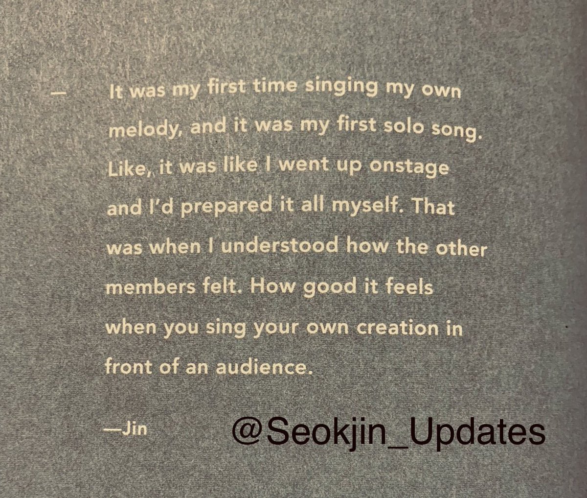 seokjin_updates's tweet photo. #JIN on his first composed song Awake- a thread:

WE ARE PROUD OF YOU JIN 🥹
OUR PRECIOUS AWAKE

#BTSJIN #방탄소년단진 https://t.co/P1IqkVeeyv