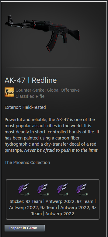 lepajeecs's tweet photo. AK-47 | Redline - Giveaway                

Retweet &amp; Tag 2 Friends                         
Like &amp; Subscibe:        
https://t.co/gzOtJifaAa
https://t.co/wvHVn1TyIW

Comment for extra skins💵                                    
4 days. Good Luck https://t.co/M3x3hG0dQ7