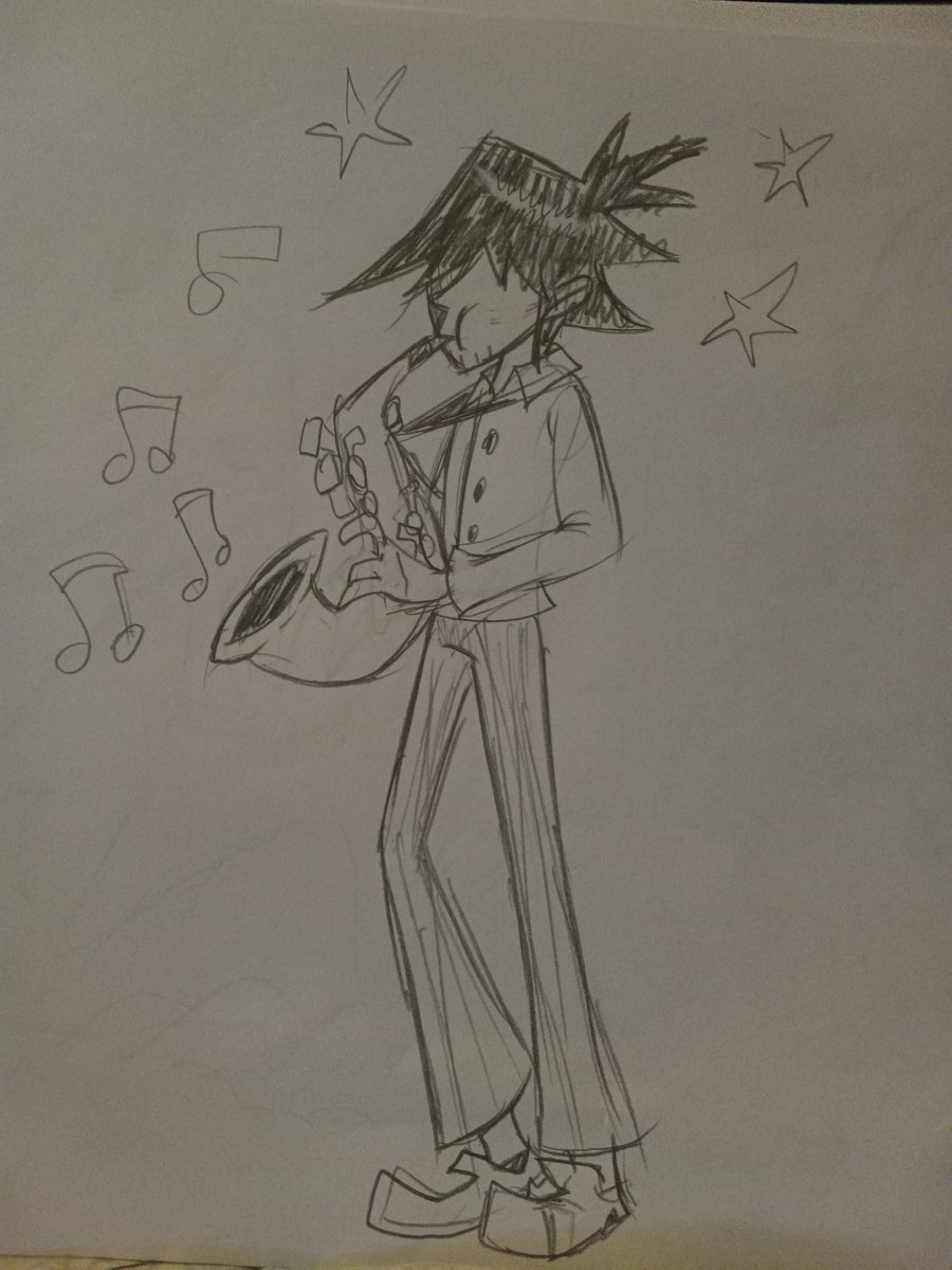 novastar_art's tweet photo. Terrance playing a Sax https://t.co/ORbfNPOhDp