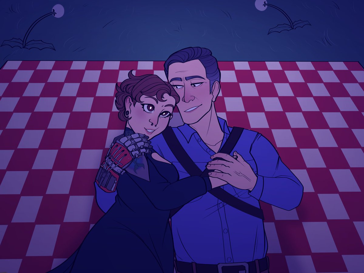 neongoatgutz's tweet photo. THANK YOU SO MUCH TO @AbberDing for commissioning me!! This was super fun to work on and even more fun to color!! 
#commissions #ashvstheevildead #ashevildead #selfinsert #selfinsertcommission https://t.co/RC2lcbY4wD
