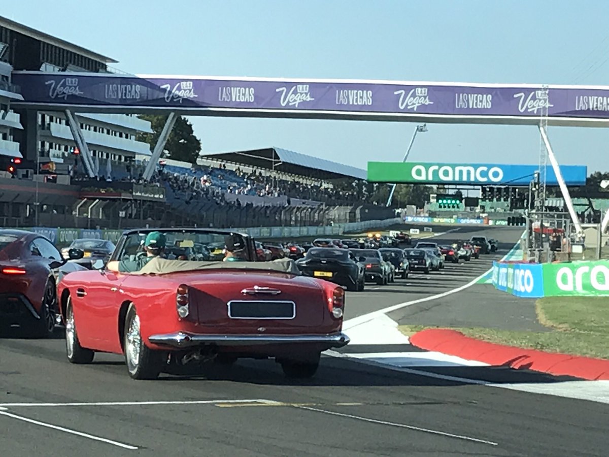 CraftyCurator's tweet photo. Fair to say this was a pretty exciting and amazing thing to be a part of! #AstonMartin #BritishGP https://t.co/lymsIUu1ML