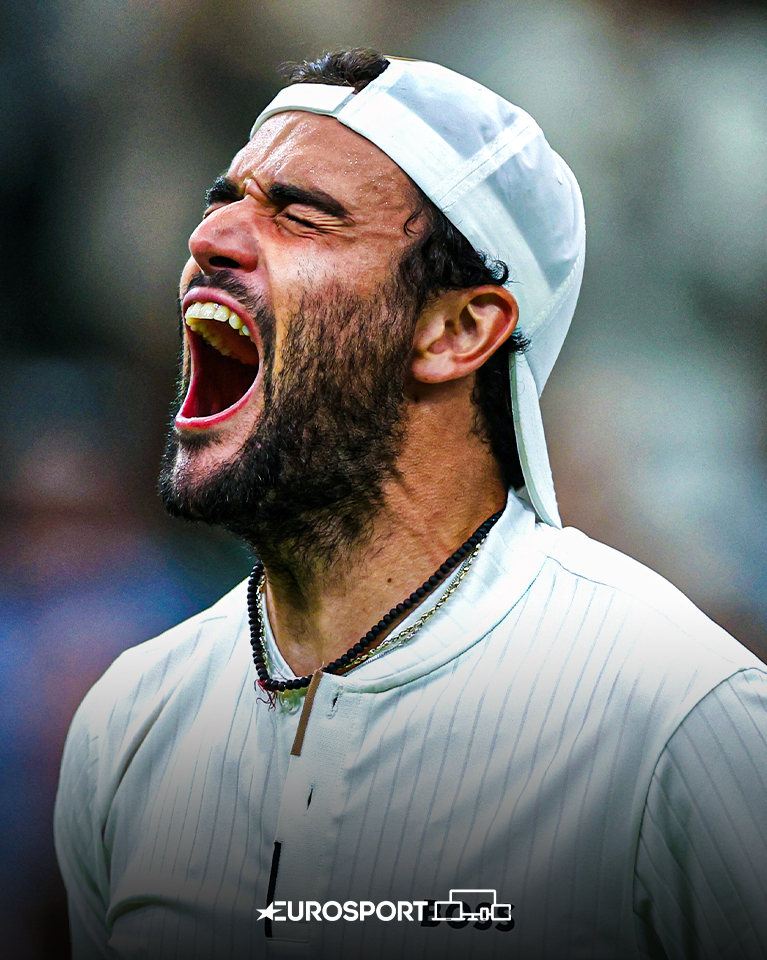 Eurosport_IT's tweet photo. Bentornato Mat, te lo meriti ❤️‍🩹⚒️

#Wimbledon #Berrettini https://t.co/xo9AhAlAfD