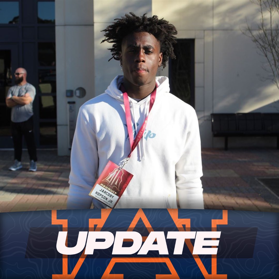 Jacorby Hopson has informed me that he will be attending Big Cat Weekend! The stud Safety/LB is the number 4 player in the state of Mississippi. Auburn is making a big move for the 2025 playmaker
