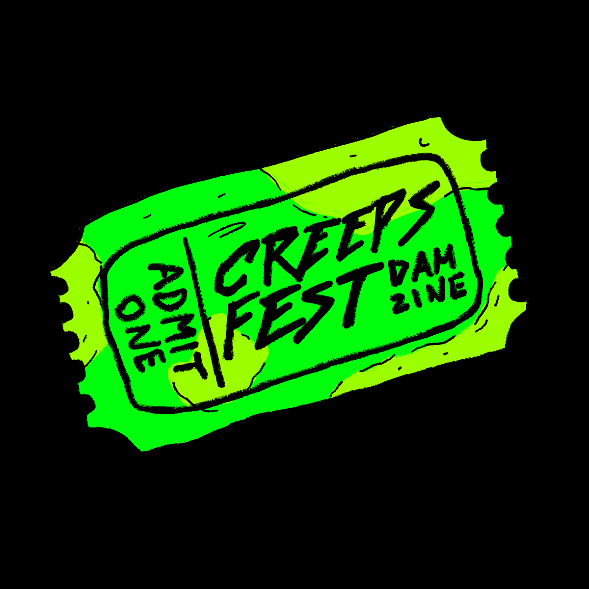 transitorymask's tweet photo. #Creepsfest has begun! 
Collect raffle tickets for 0.1 sol each for a chance to win this Creeps 1/1 art! If you held a Creep from the official Creeps collection as of 4pm, then you are on the 24 hour allow list.
https://t.co/LAV1TnC7kk
More #Creepsfest fun coming soon.👀
#DAMfest https://t.co/2O4ONEP1xY