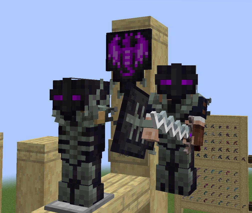 Barely Default: Ender Dragon Armour Minecraft Skin