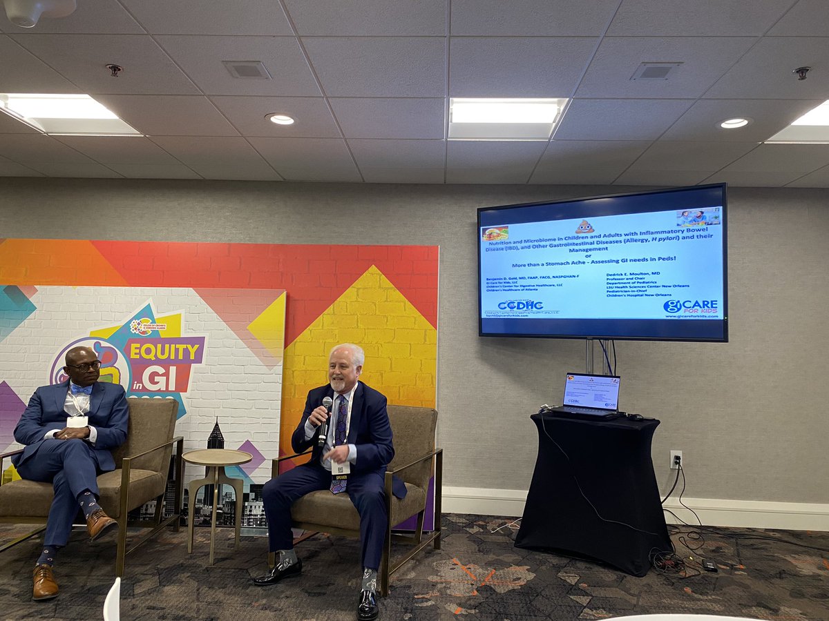 temarahajjat's tweet photo. ⭐️Dr. Ben Gold & Dr. Dedrick Moulton
talking @colorofcci about #Disparities in #Peds #GI esp #IBD
@Dr_PedGI @BenjamminGold @NASPGHAN #EquityinGI #Equity @blackingastro @AmerGastroAssn https://t.co/RuFmTfIH4E