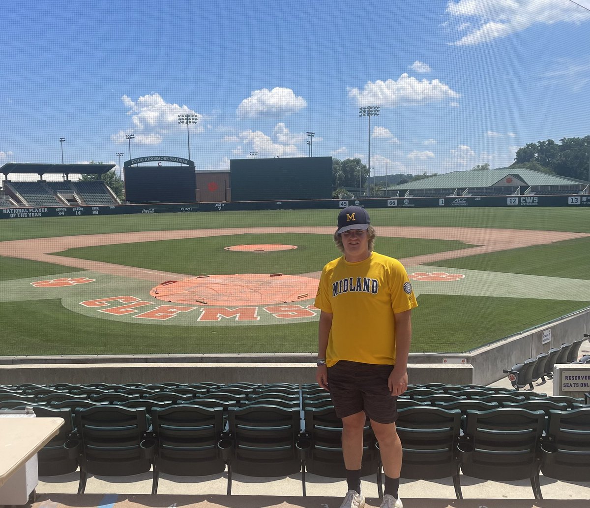 Visited the Clemson campus and baseball facility today.