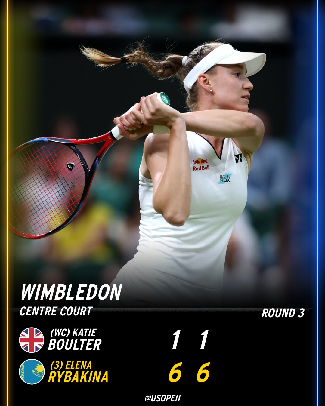 US Open Tennis on Twitter: "Rybakina is coming to defend that title 😤