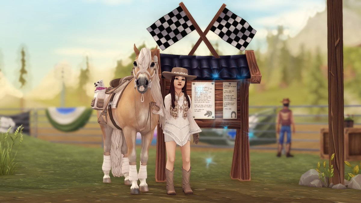 Lunary_Dashima's tweet photo. I found out that many players don't know about it but you can get summer tokens by doing Minka's races in Firgrove and Western Games at Starshine Ranch. You get 3 tokens per race, so 36 tokens per day π
#starstableonline #starstable #sso #NewPlayerNewMe #VirtualPhotography https://t.co/nU58w9Rqgm