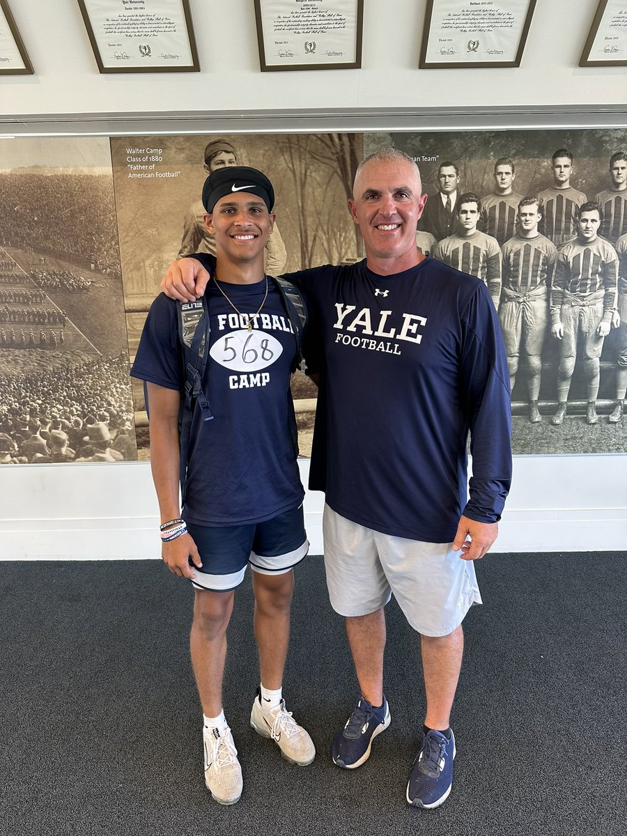 Xxavier_Thomas's tweet image. After a great camp and conversation today with Head Coach @CoachRenoYale I’m excited to say I’ve received an offer from Yale University! @coachjjanderson @yalefootball @PCC_FOOTBALL @CoachLehmeier @CoachJayBell @wpialsportsnews