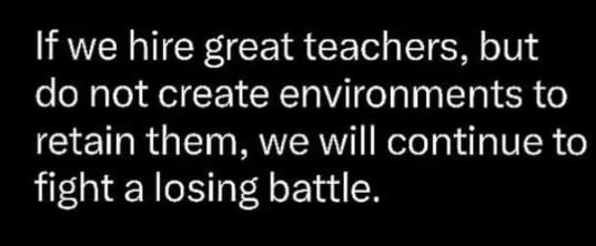 The hemorrhaging crisis in education won’t be solved until we stop the bleeding.