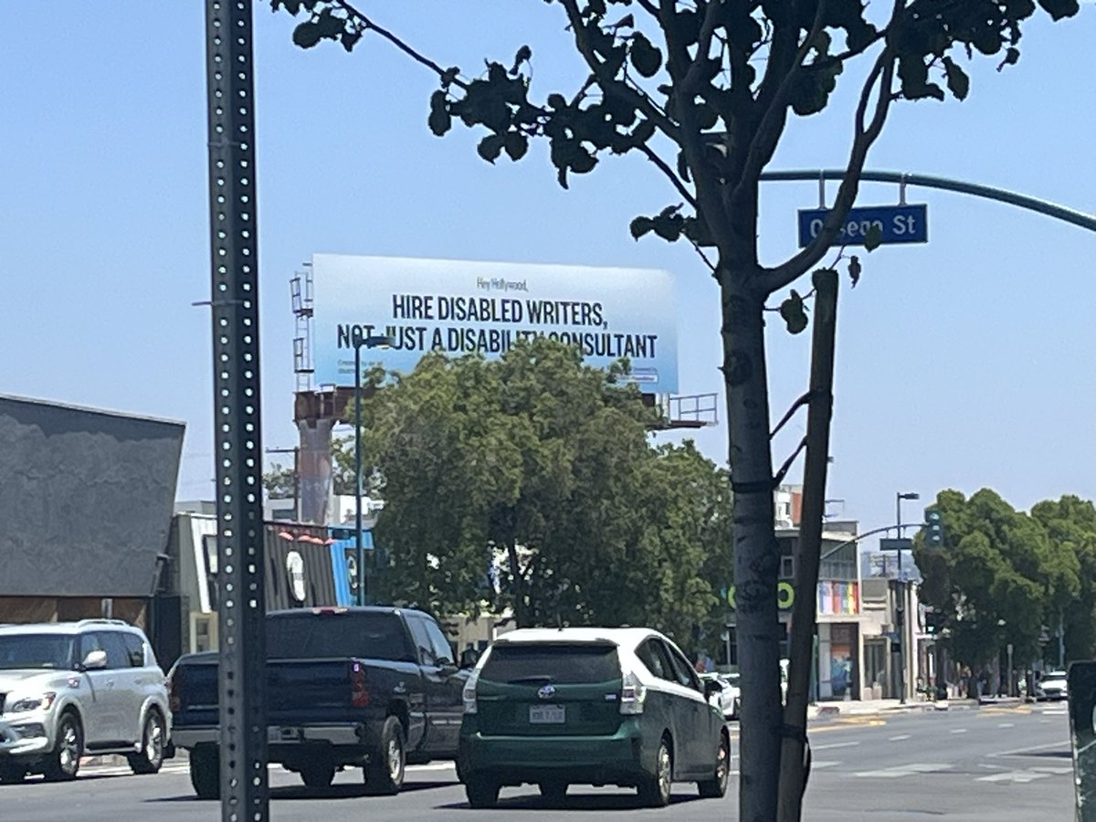 David Radcliff (@davidradcliff) on Twitter photo Running errands and noticed the <a href="/inevitablefdn/">Inevitable Foundation</a> campaign has made its way to my neighborhood. An important message: Hire disabled writers, not just a disability consultant Running errands and noticed the <a href="/inevitablefdn/">Inevitable Foundation</a> campaign has made its way to my neighborhood. An important message: Hire disabled writers, not just a disability consultant
