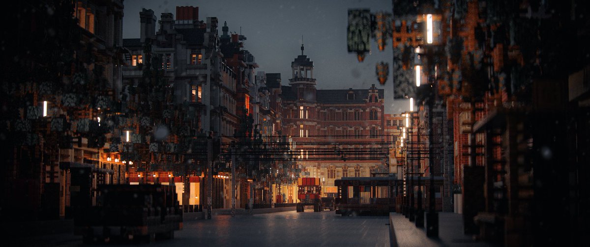 night and snowy night
Built by:<a href="/MishiroBuilds/">MishiroBuilds</a> <a href="/NabekoEnoshima/">Nabe Kiyoakiー奈部清明🍂</a> 
render by:<a href="/RealFollowerZz_/">FollowerZz</a> 
#minecraft建築コミュ #Minecraftbuilds