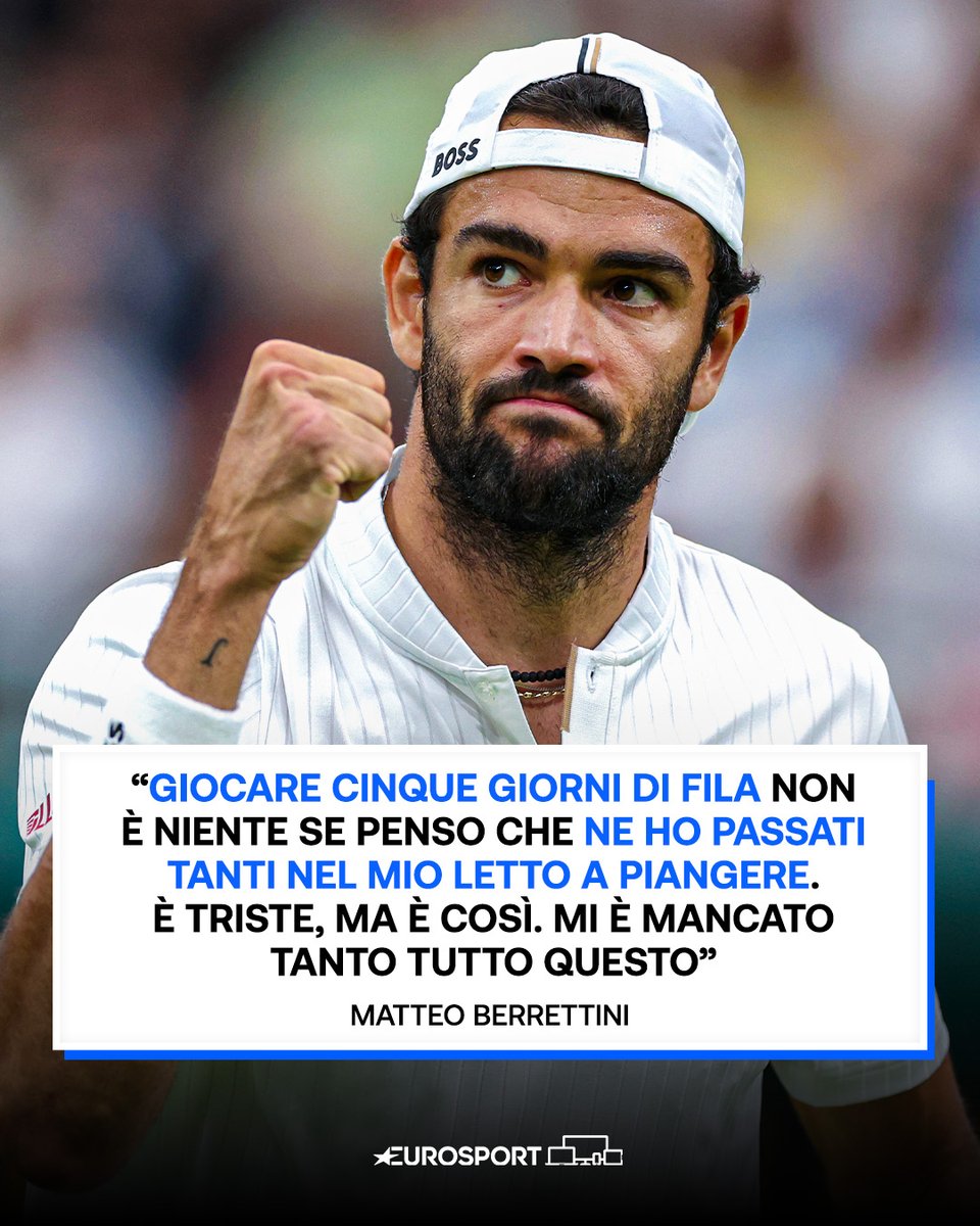 In queste parole c'è tutto 🥺

#Berrettini | #Wimbledon