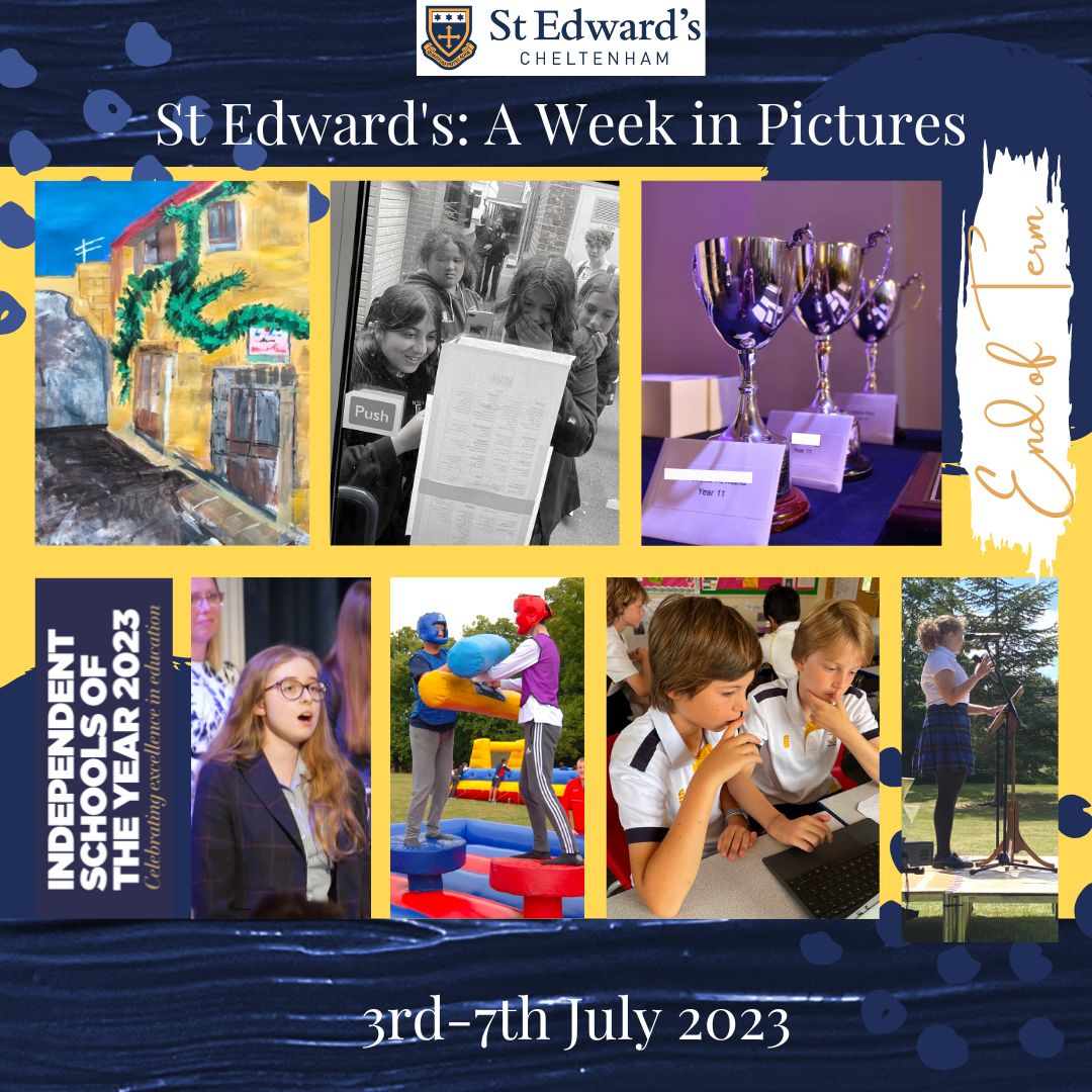 StEdwardsChelt's tweet photo. The final week of term felt even busier than ever.
Students continued to work hard in lessons (Y8 Art & Y7 English pictured), Celebrations of Achievement, House Day challenged and entertained the whole school & the end-of-term service sent us into the holidays.
#SECcommunity https://t.co/5waNtCAN9b
