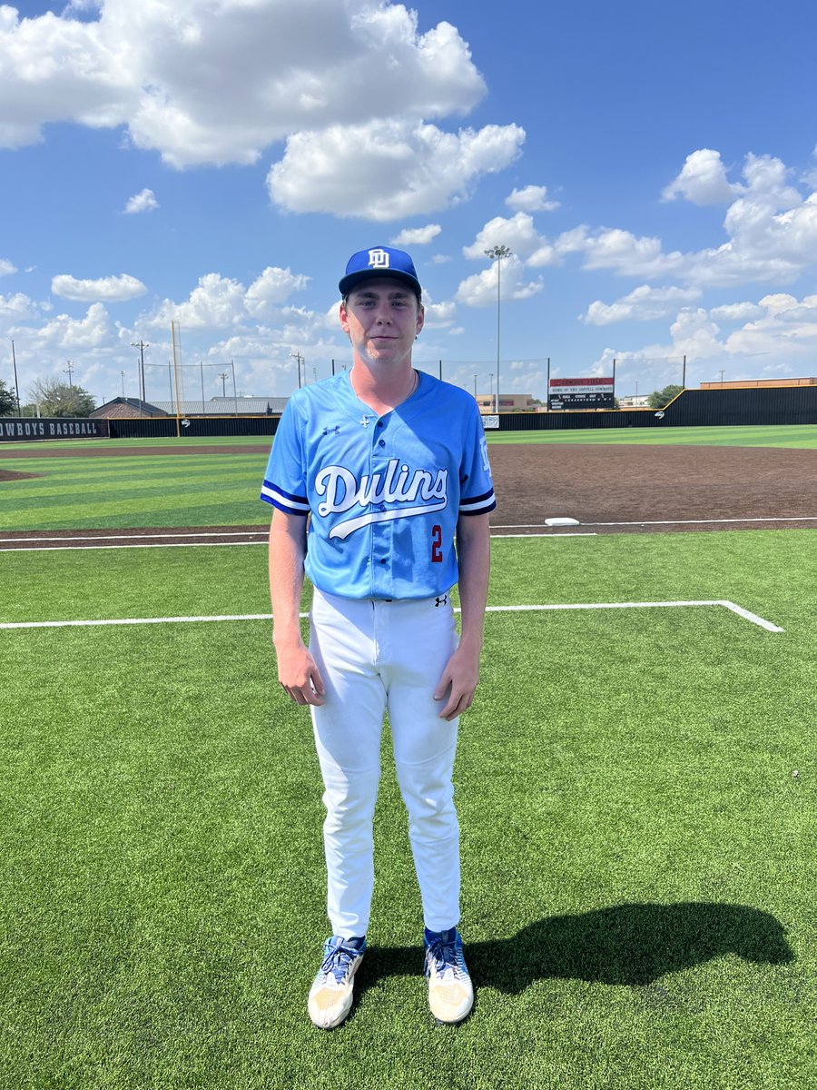 F: <a href="/DulinsTX/">Dulins Dodgers (TX)</a> 2024 Smith 4, OSP Baseball 2024 Red 3
PoG: @frattgran 2-3, 2B
Pitcher: Christopher McDaniel 3 IP, 5K, H